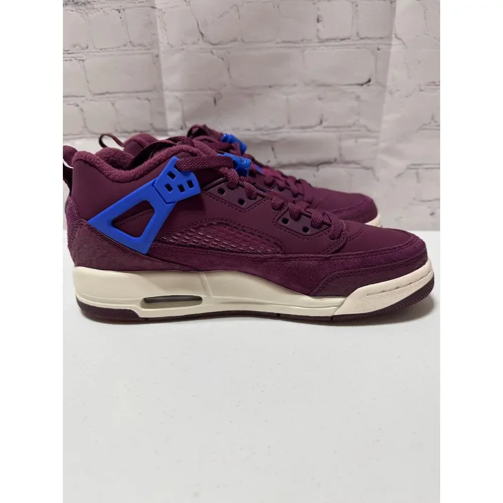 Nike Air Jordan Spizike Low GS Bordeaux Hyper Royal Sail Kids size 6.5Y NIB - Picture 5 of 11